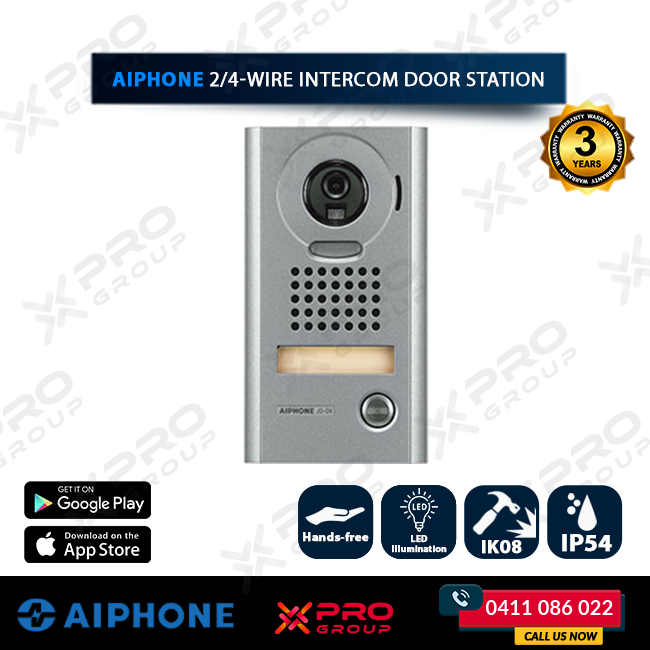 Aiphone 2/4-Wire Intercom Door Station