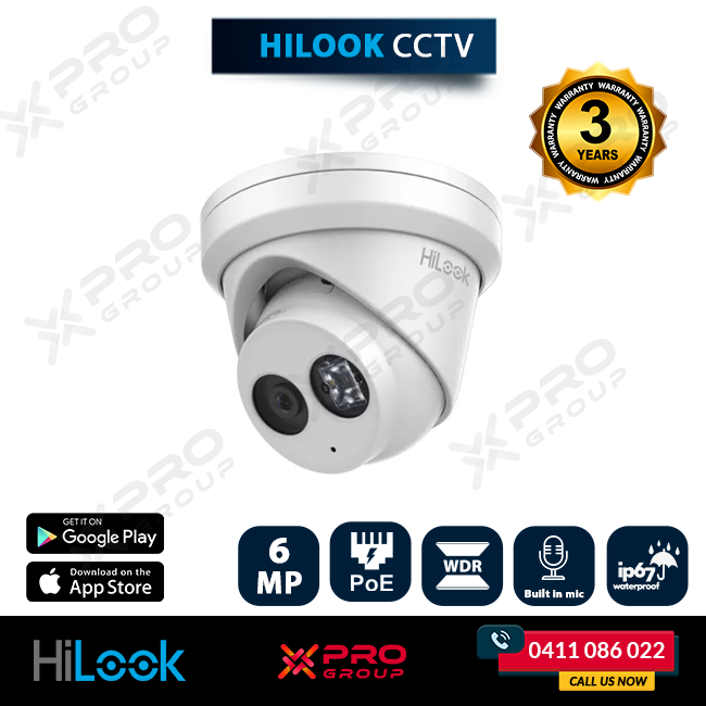 6MP IR Fixed 2.8 mm Lens Turret IP Camera
